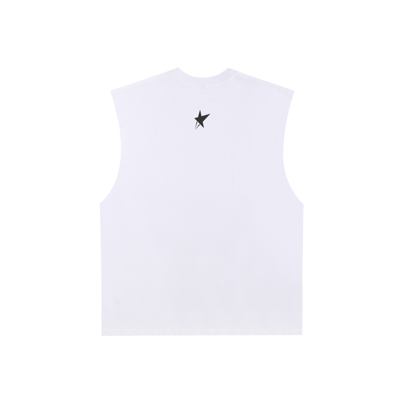 Raw Edge Cotton Tank Top