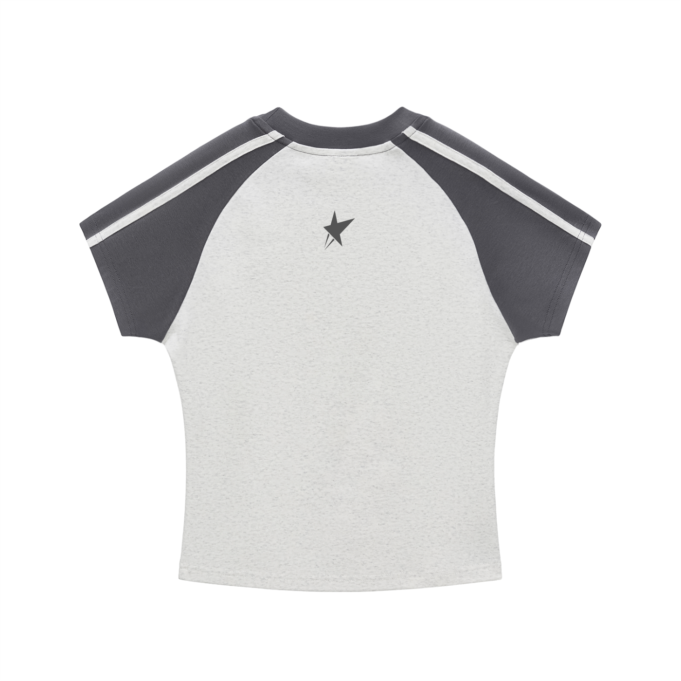 Contrast Stripes Bodycon Raglan  Sleeve T-Shirt