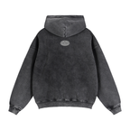 Zip-Through Boxy Fleece Hoodie