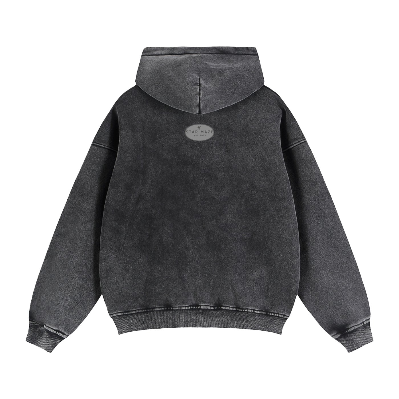 Zip-Through Boxy Fleece Hoodie