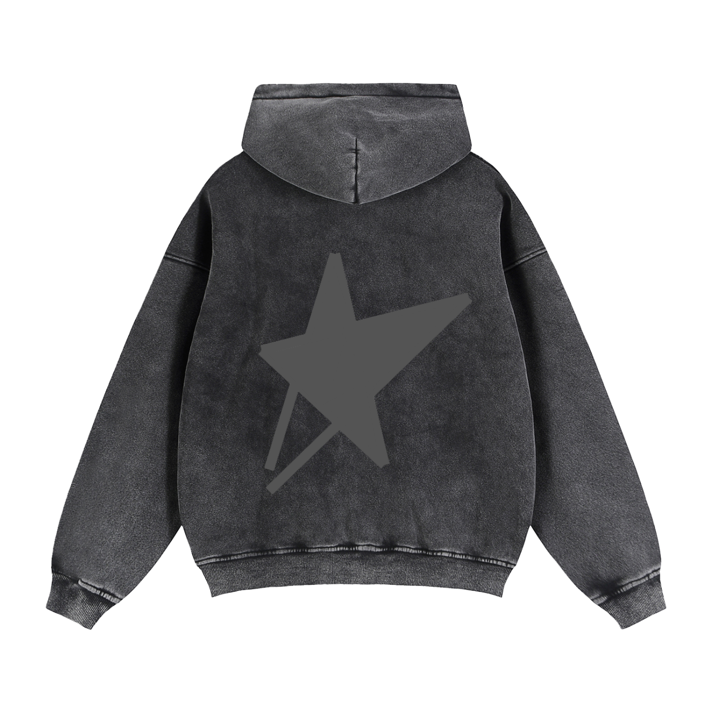Zip-Through Boxy Fleece Hoodie