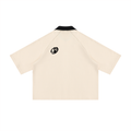 Unisex Color Block Boxy Short Sleeve Shirt