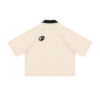 Unisex Color Block Boxy Short Sleeve Shirt