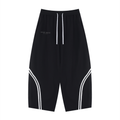 Unisex Wide Leg Piping Sweatpants