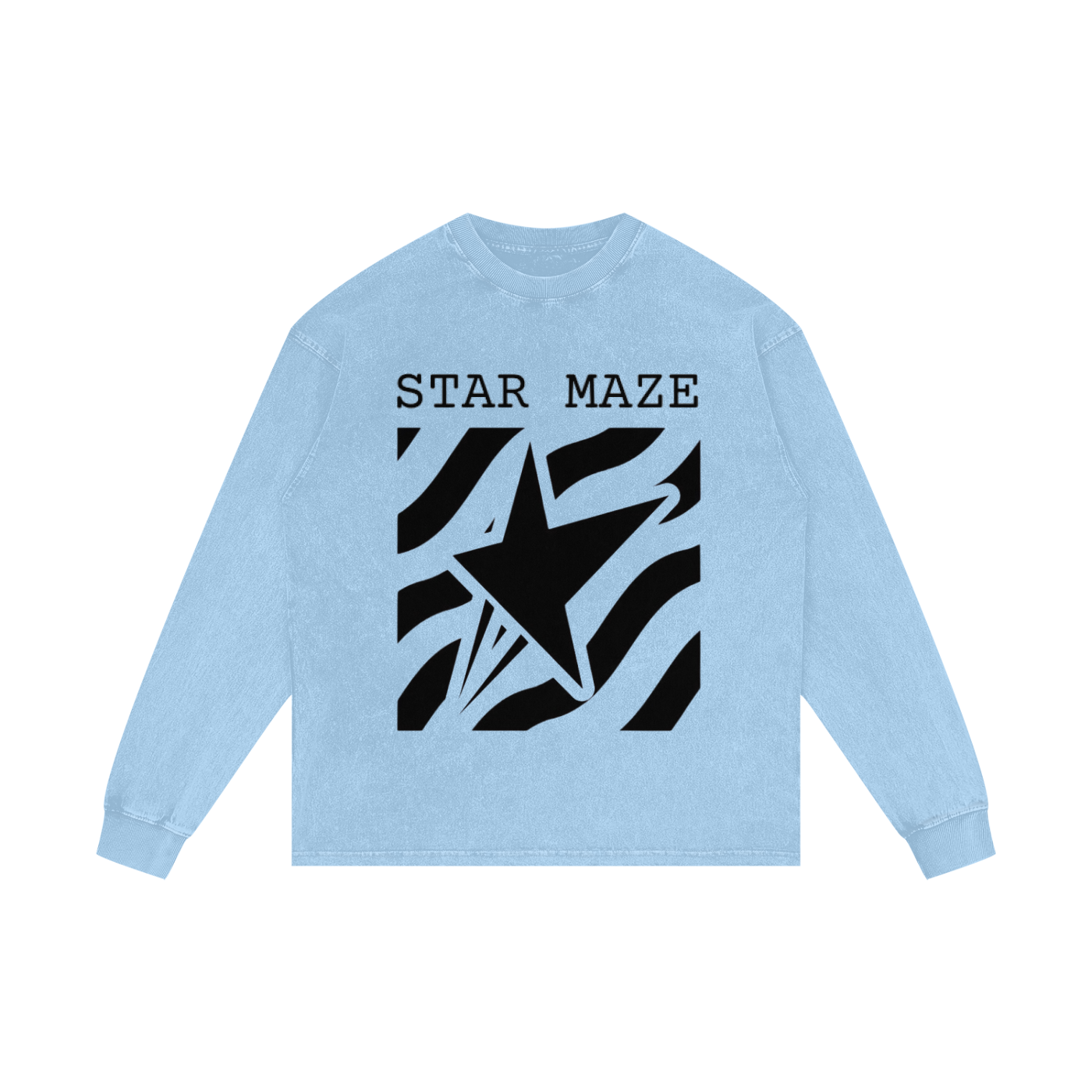 Acid Wash Oversize Long Sleeve T-Shirt