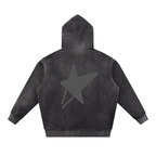 Sun Fade Contrast Tape Fleece Hoodie