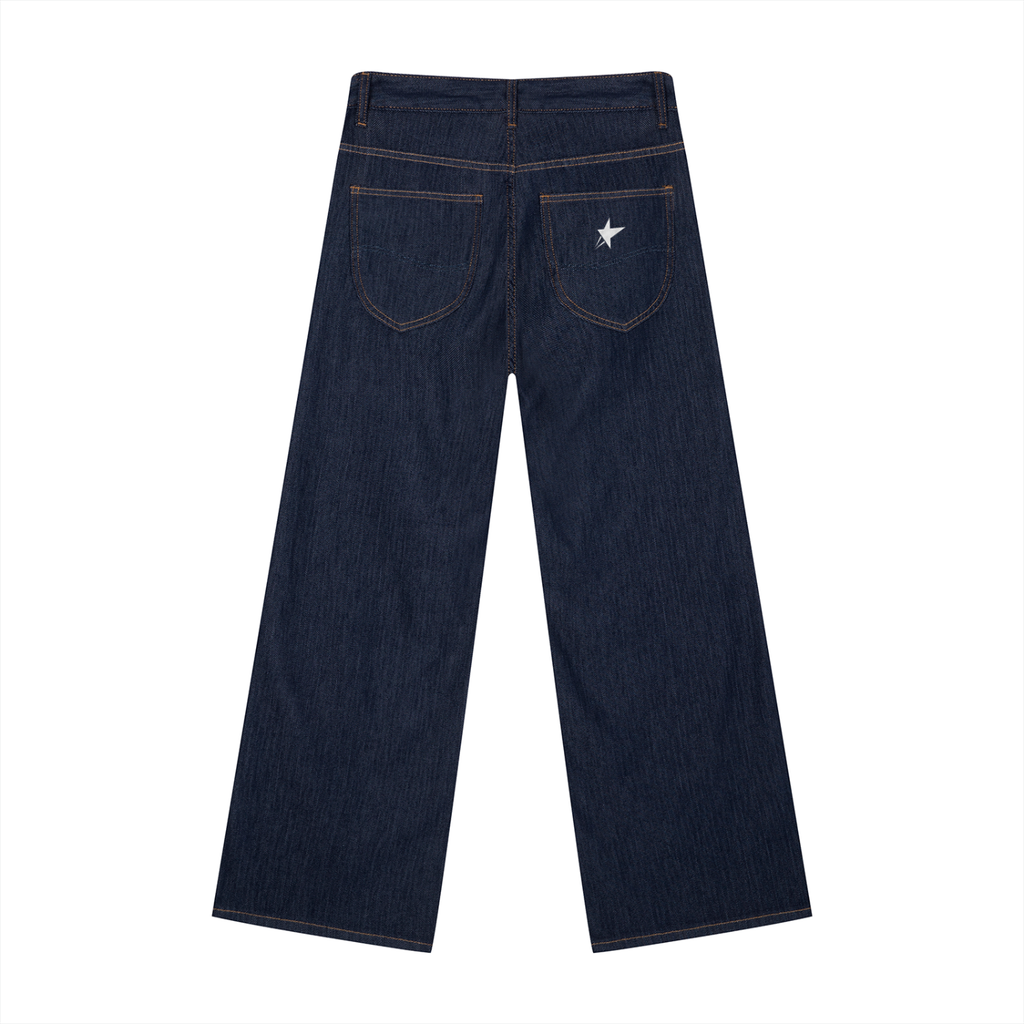 Men's Loose Fit Wide Leg Jeans