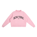 Essential Fleece Mock-Neck Crew Sweatshirt