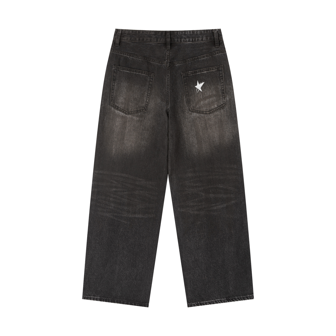 Vintage Wash Heavyweight Denim Jeans