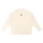 Knitted Round Neck Oversize Sweatshirt