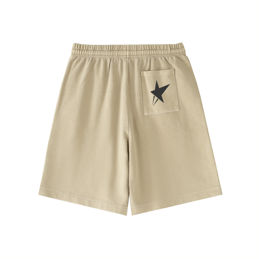 Vintage Wash Cotton Shorts