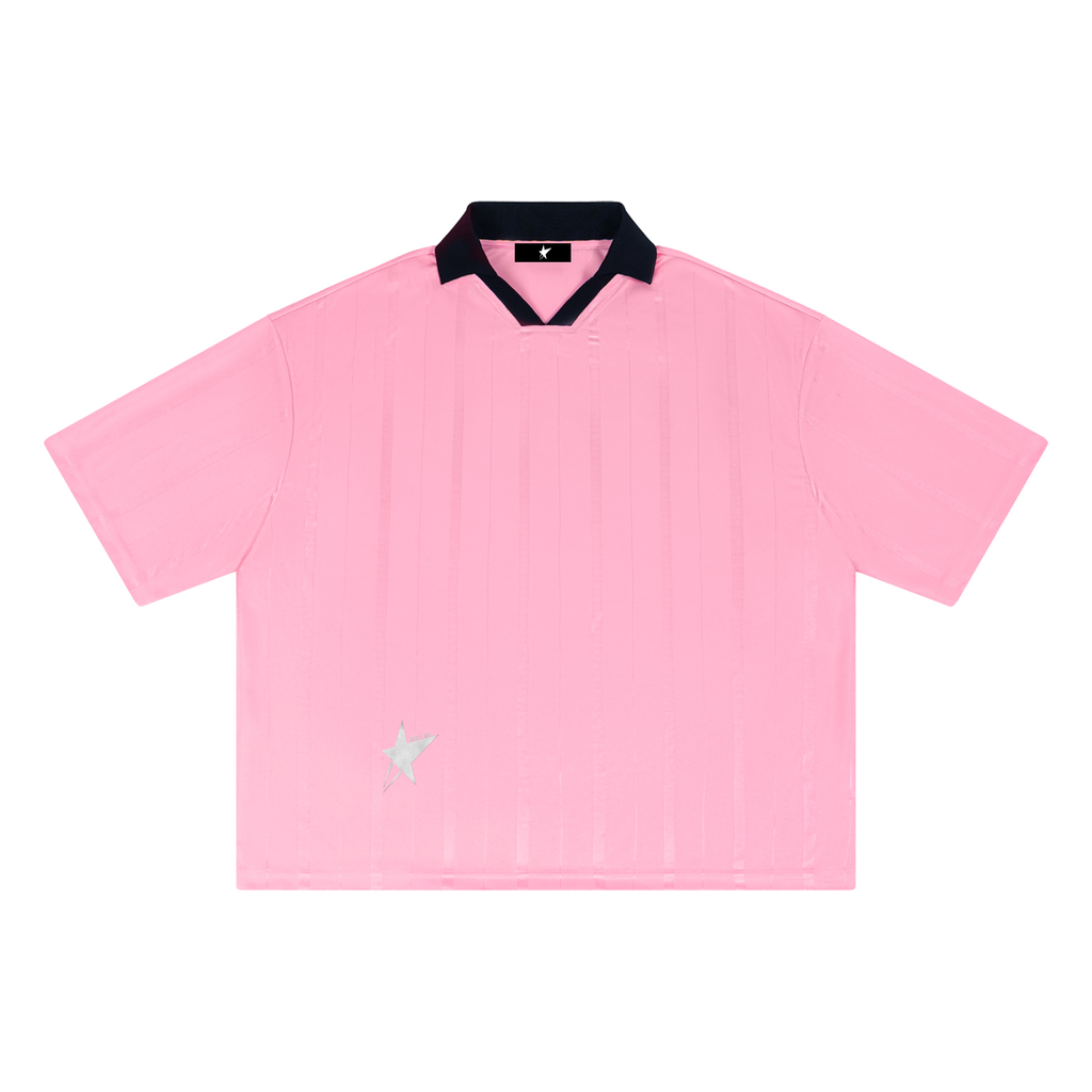 Unisex Striped Boxy Soccer Jersey