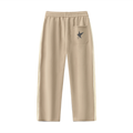 Contrast Side-Stripe Straight-Leg  Pants