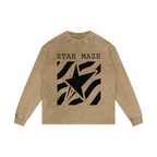 Acid Wash Oversize Long Sleeve T-Shirt