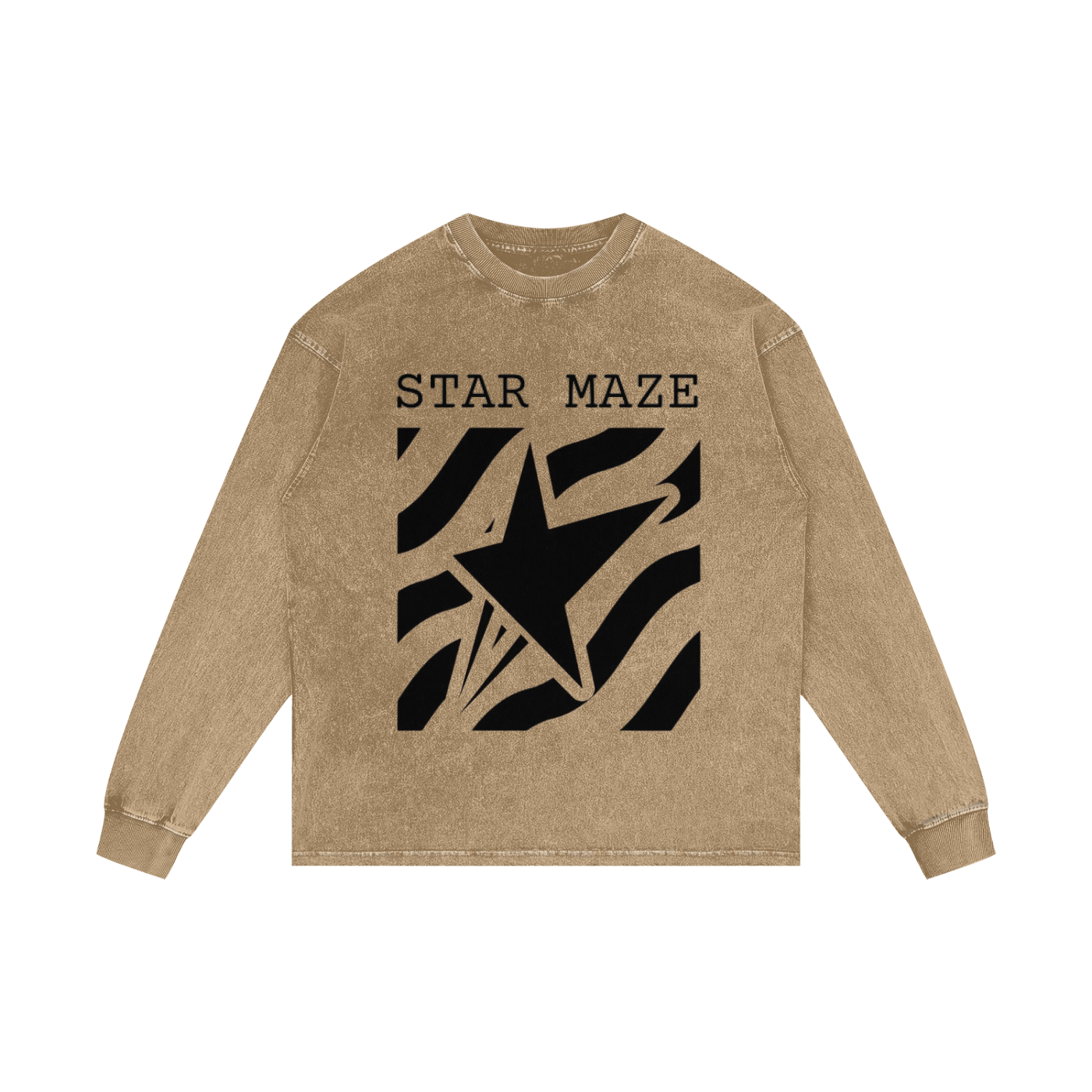 Acid Wash Oversize Long Sleeve T-Shirt