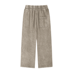 Snow Washed Straight Leg Pants