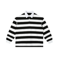 Color Block Stripe Polo Shirt