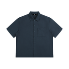 Unisex Boxy Patch Pocket Short Sleeve Shirt