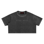 Snow Washed Crop Top