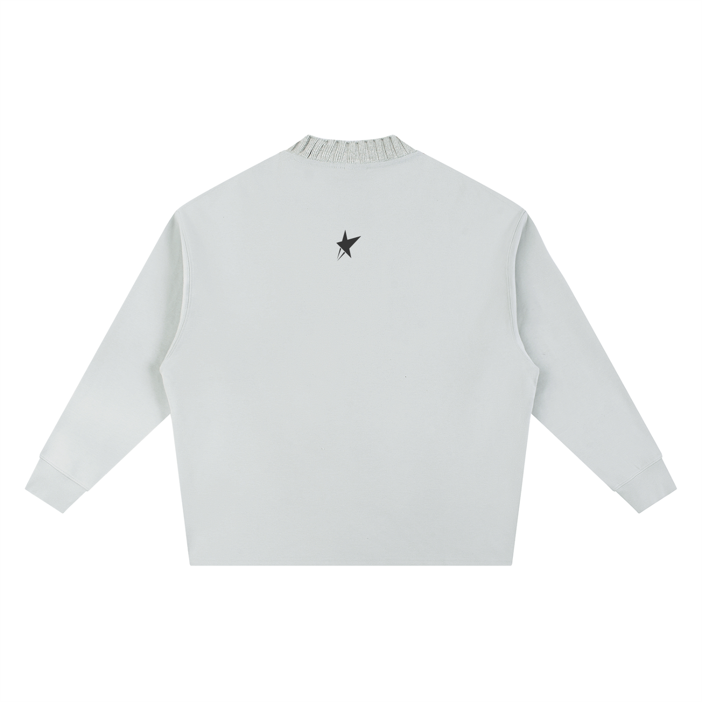 Knitted Round Neck Oversize Sweatshirt