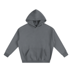 " signature " Oversize Fleeced Hoodie