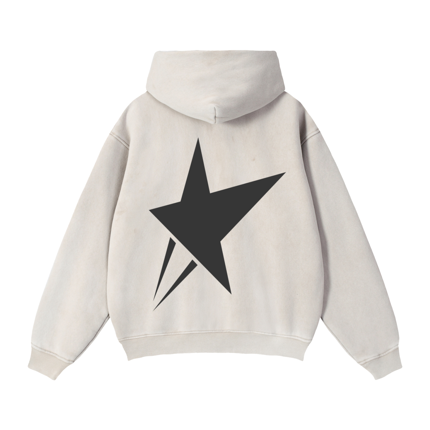 Zip-Through Boxy Fleece Hoodie