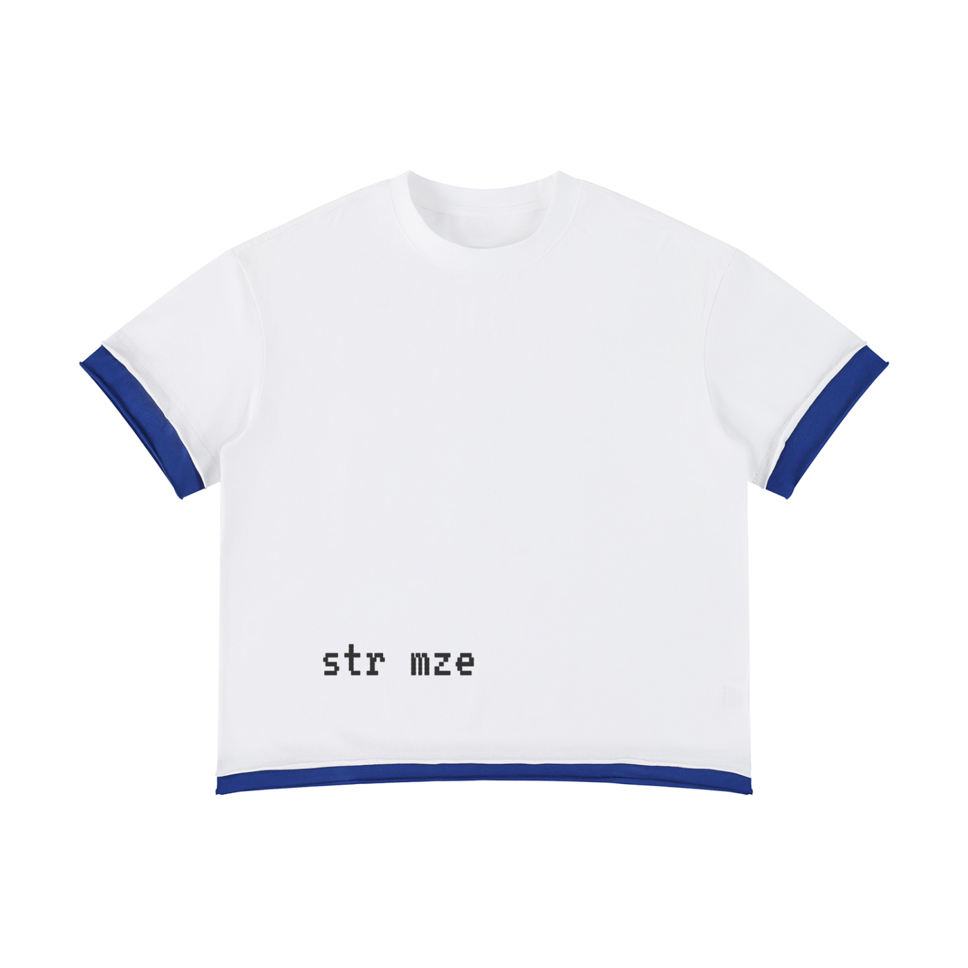 Unisex Boxy Color Block T-Shirt