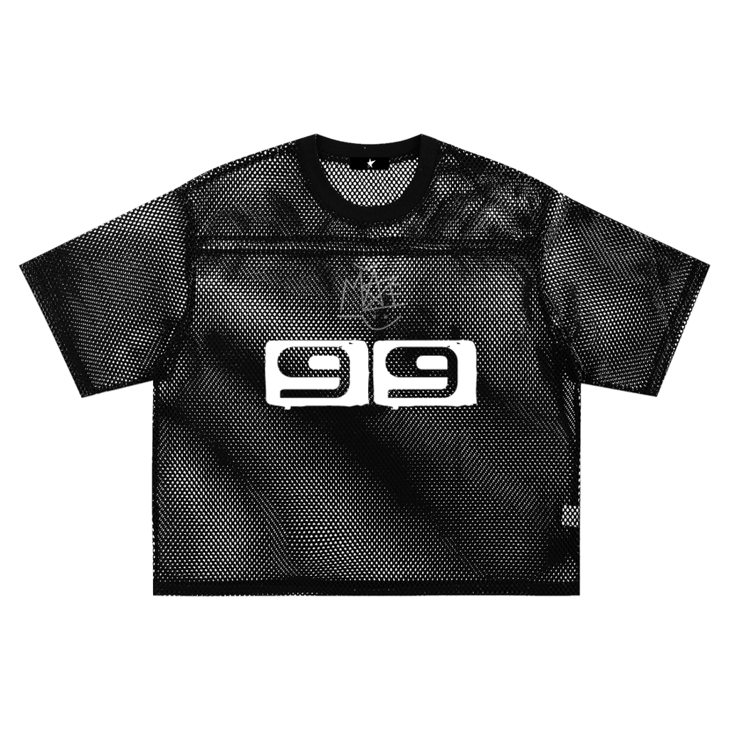 See-through Boxy Net T-Shirt
