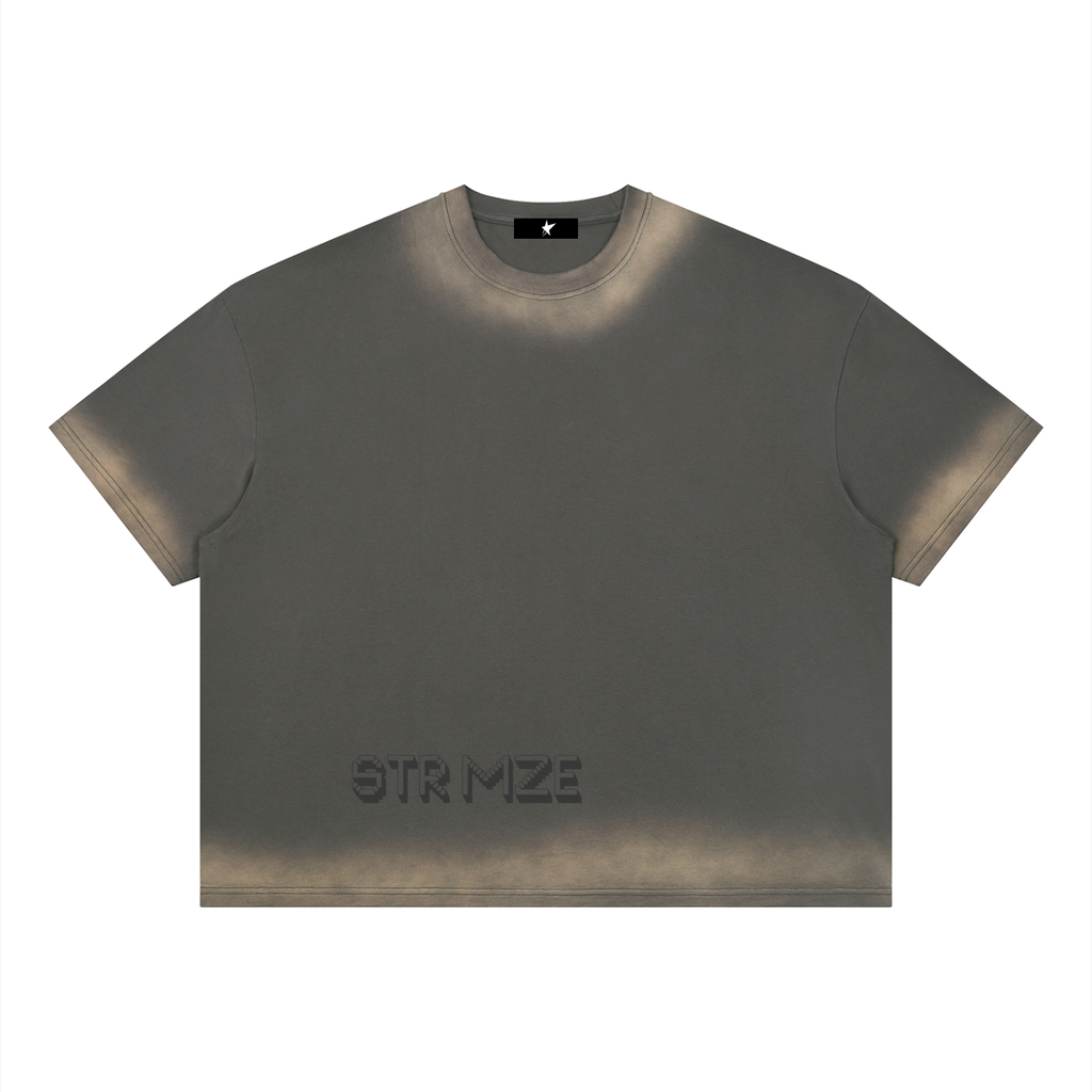 Unisex Boxy Sunfade Vintage Wash T-Shirt