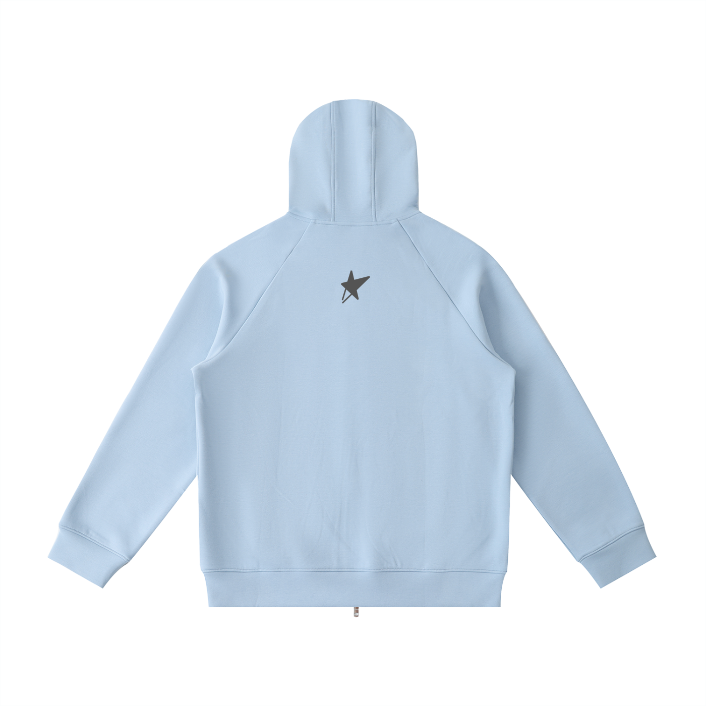 Heavyweight Raglan Sleeve Zip Hoodie