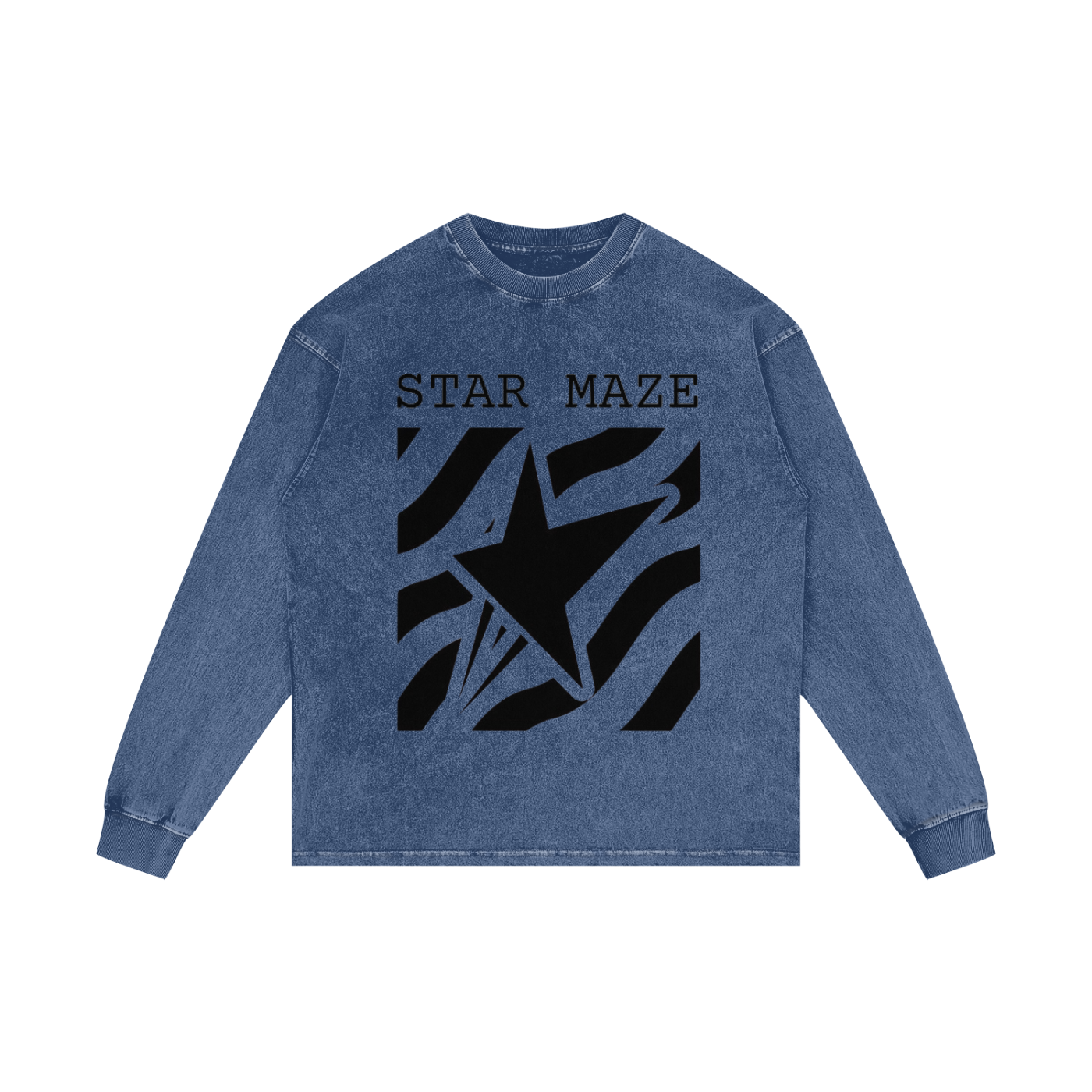 Acid Wash Oversize Long Sleeve T-Shirt