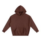 " signature " Oversize Fleeced Hoodie