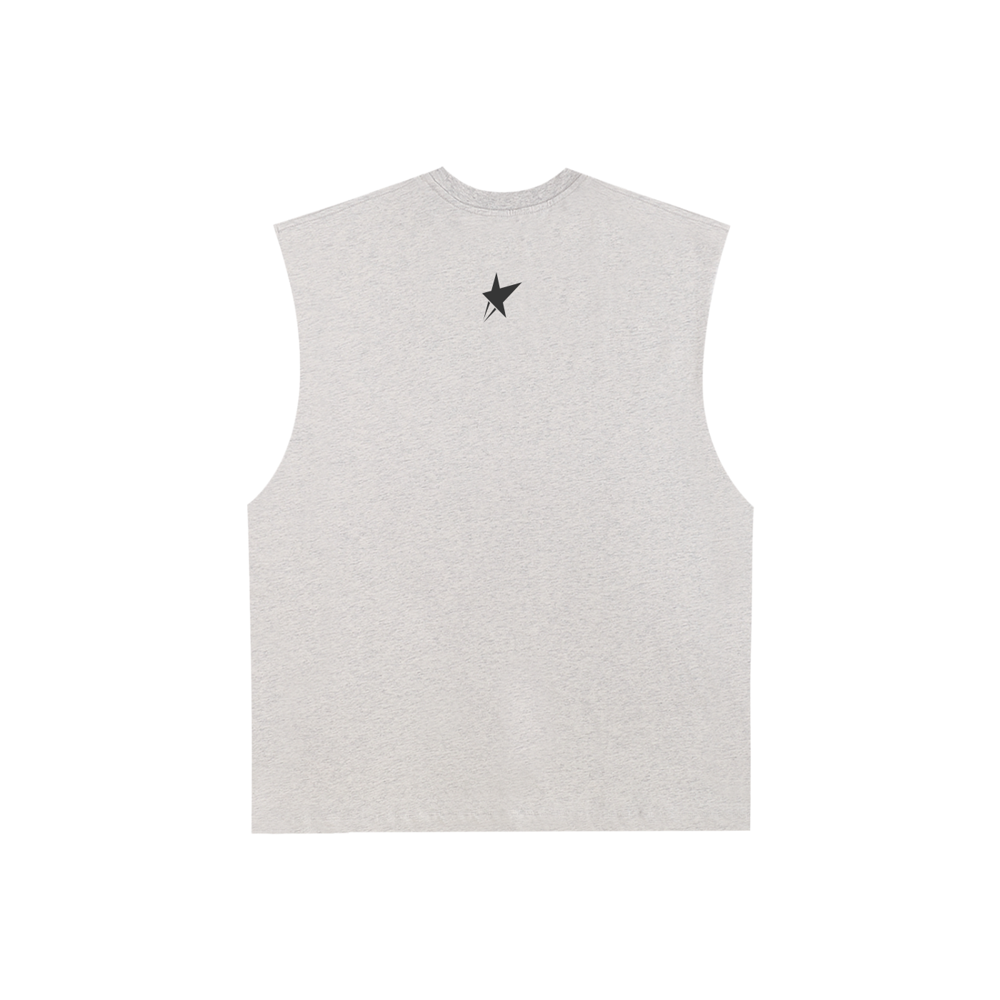 Raw Edge Cotton Tank Top