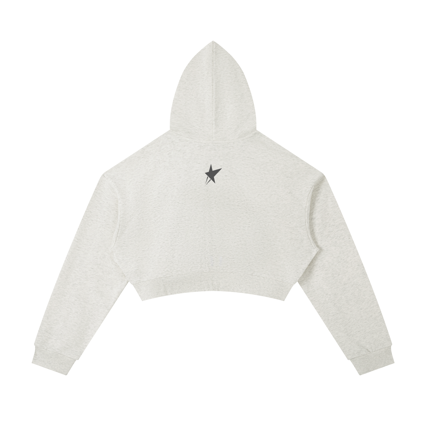 Cropped Zip-Up Hoodie
