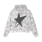 Dirty Washed Zip-Up Fleece Hoodie