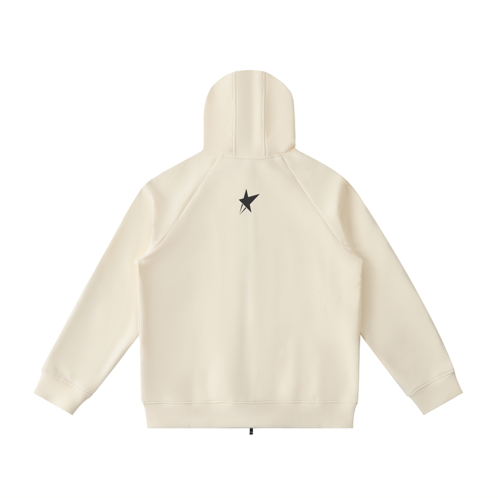 Heavyweight Raglan Sleeve Zip Hoodie