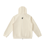Heavyweight Raglan Sleeve Zip Hoodie