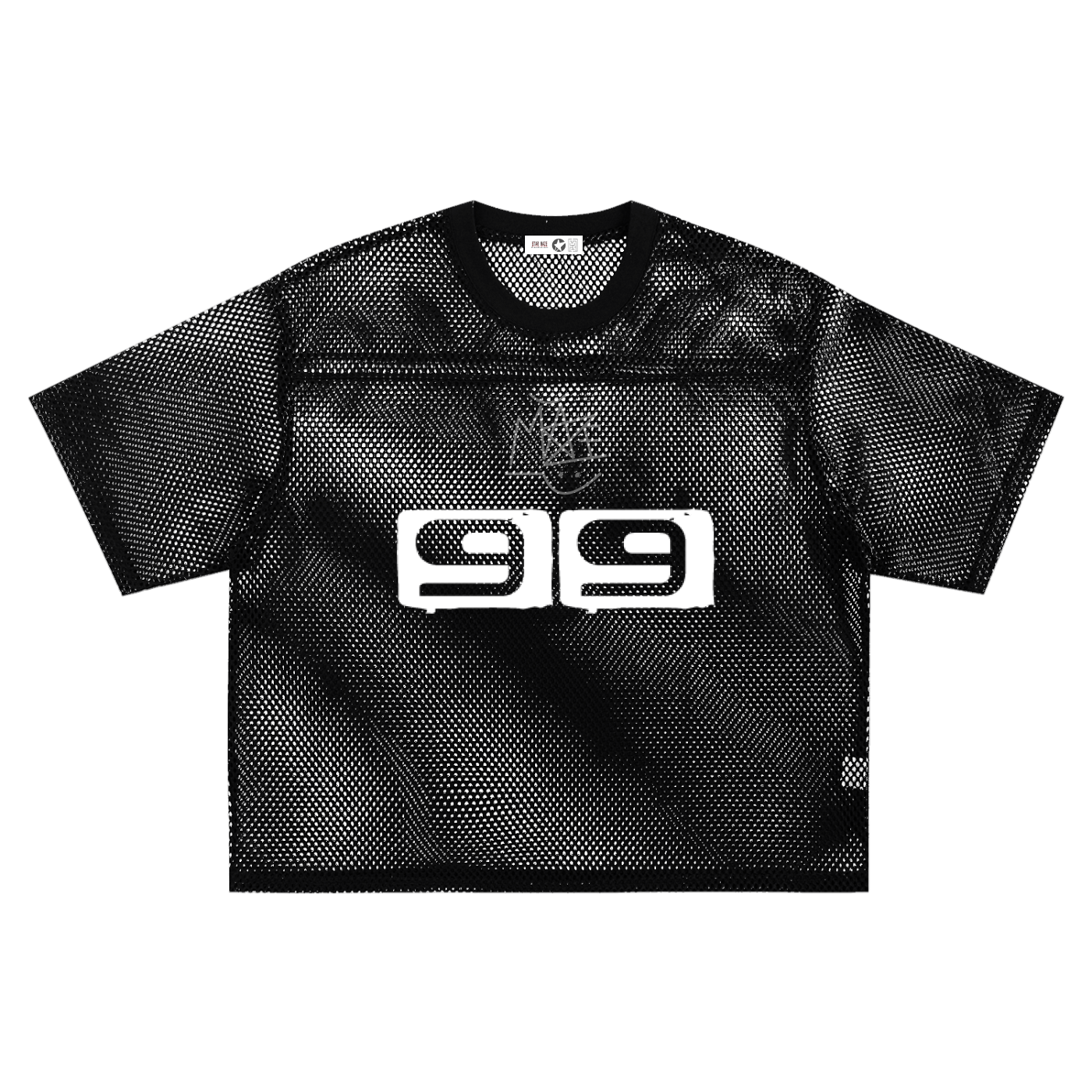 See-through Boxy Net T-Shirt