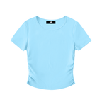 Ruched Bodycon Crop Top