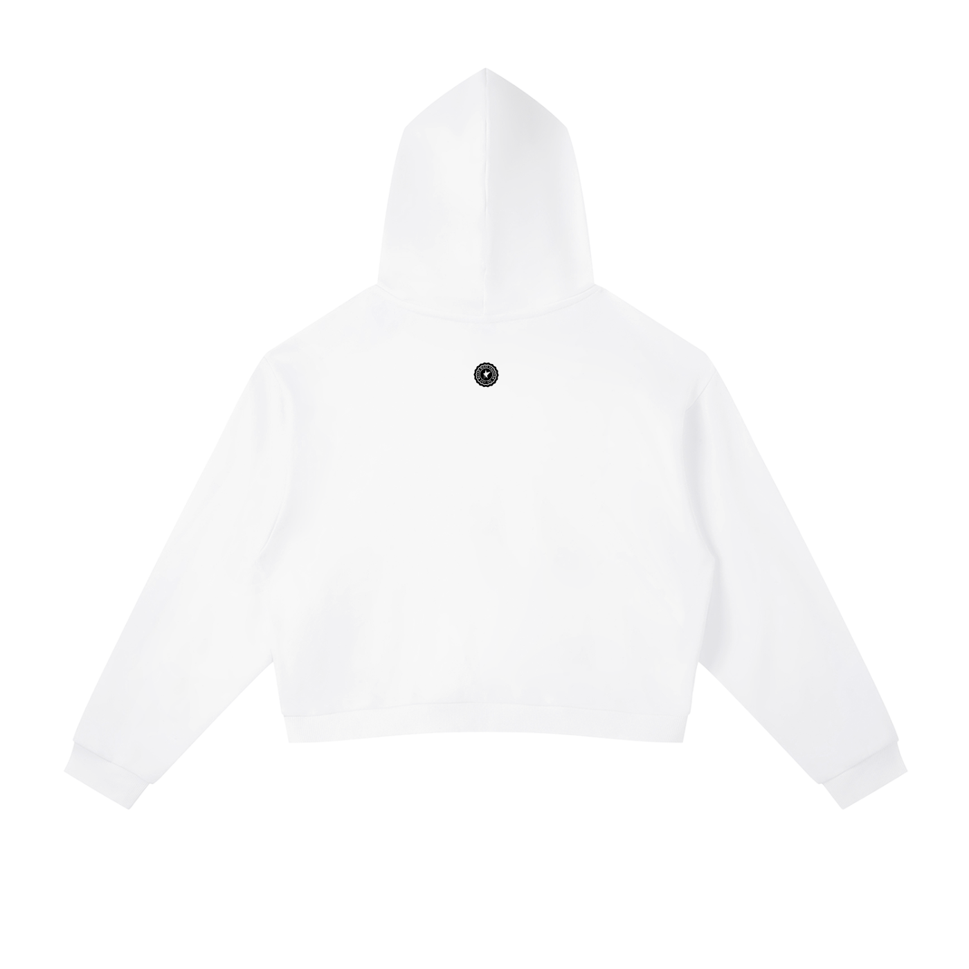 Contrast Side Stripe Cropped Hoodie