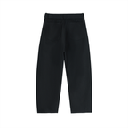 Belted Barrel-leg Chino Pants