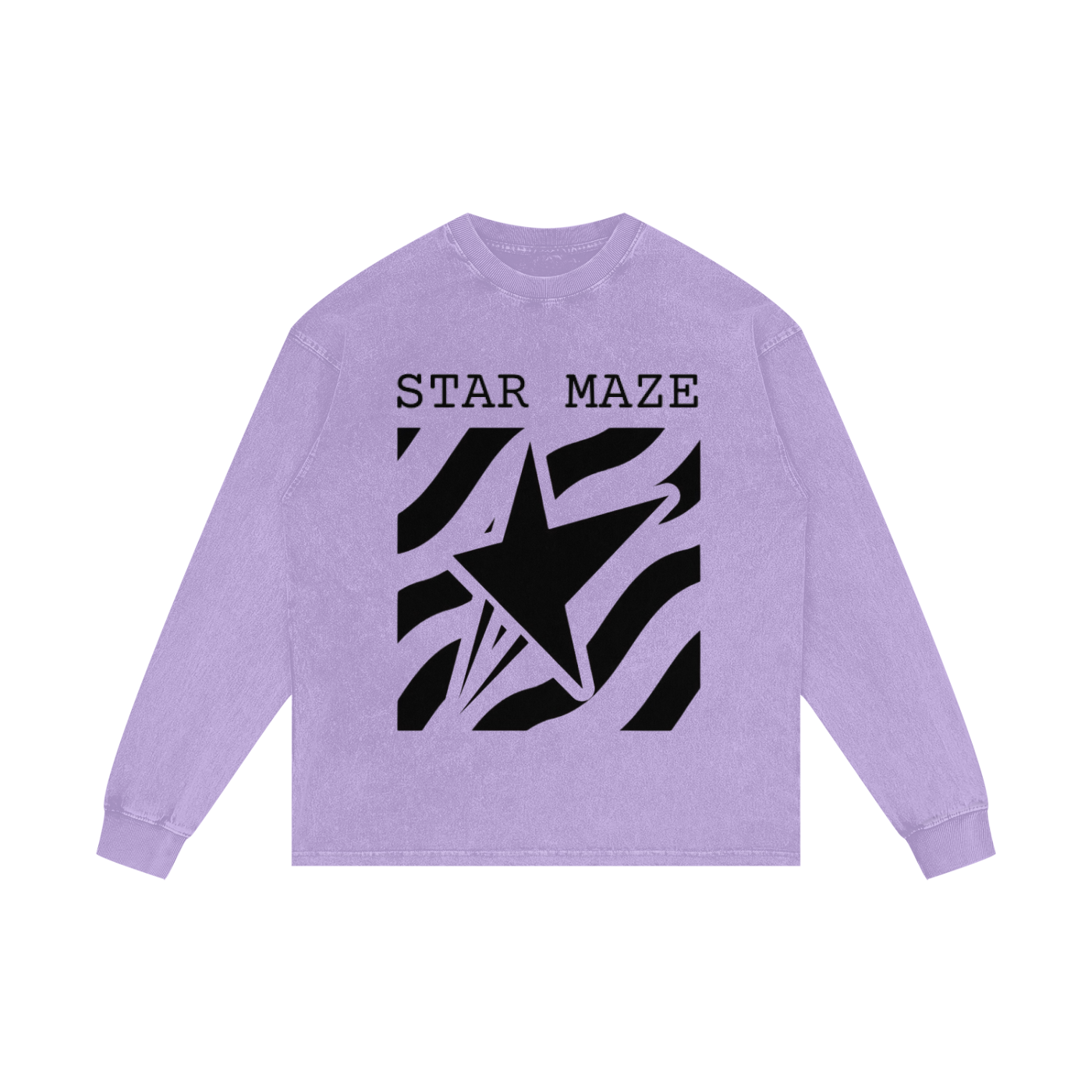 Acid Wash Oversize Long Sleeve T-Shirt