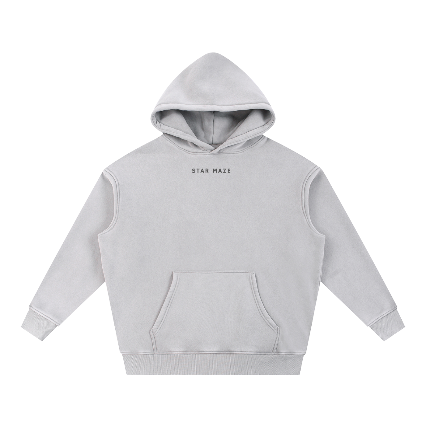 Snow Wash Fleece Oversize Hoodie