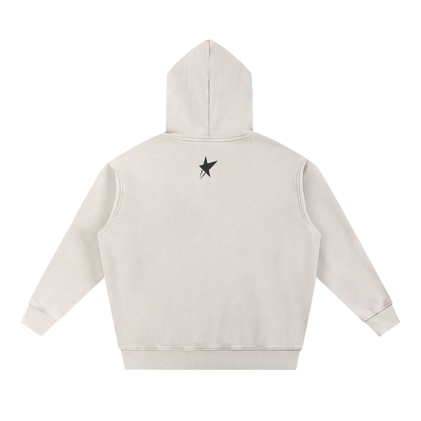Snow Wash Fleece Oversize Hoodie