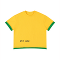 Unisex Boxy Color Block T-Shirt