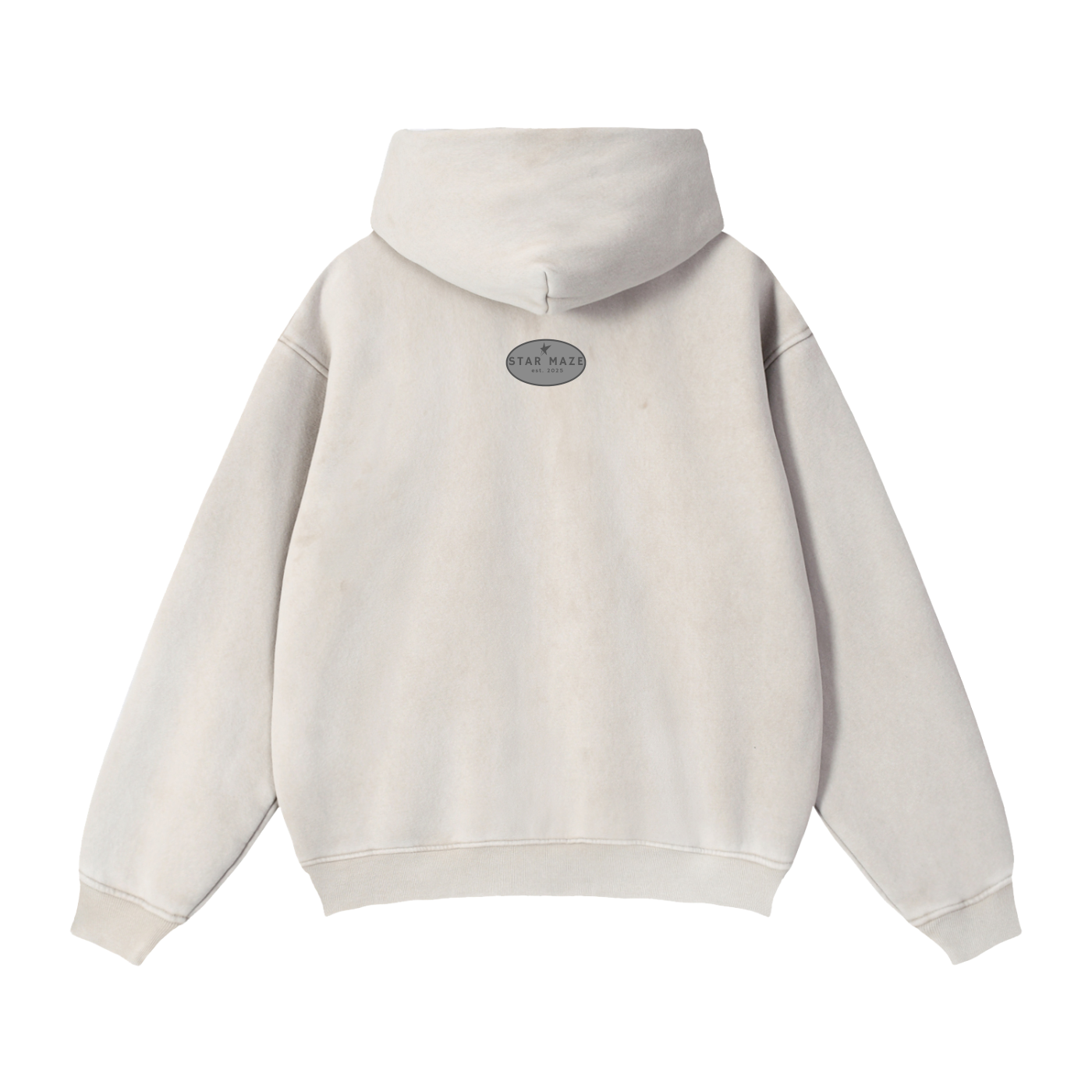 Zip-Through Boxy Fleece Hoodie