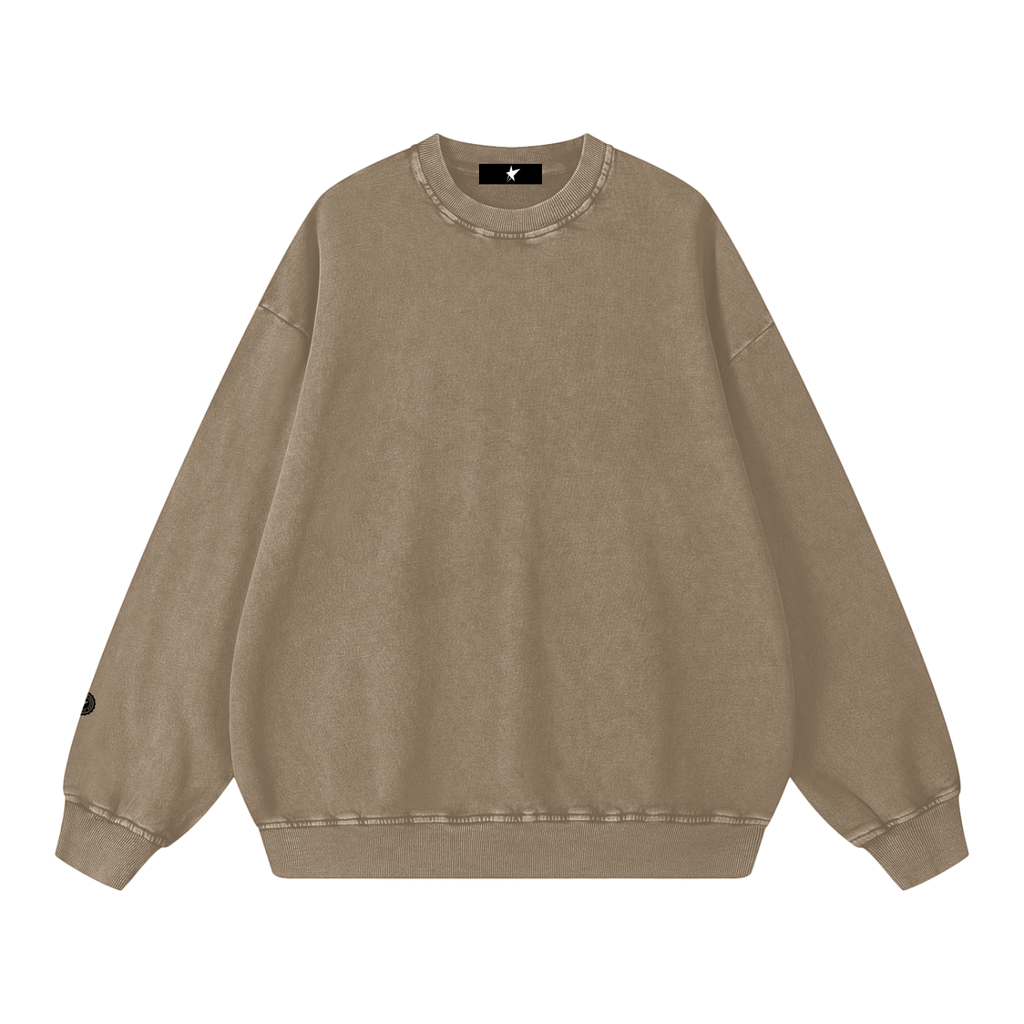 Snow Washed Oversized Sweatshirt