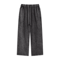 Snow Washed Straight Leg Pants