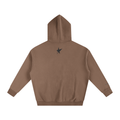 " signature " Oversize Fleeced Hoodie