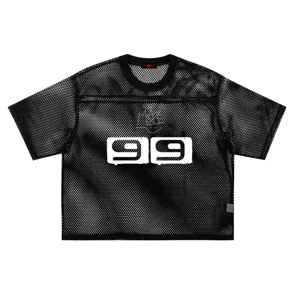 See-through Boxy Net T-Shirt